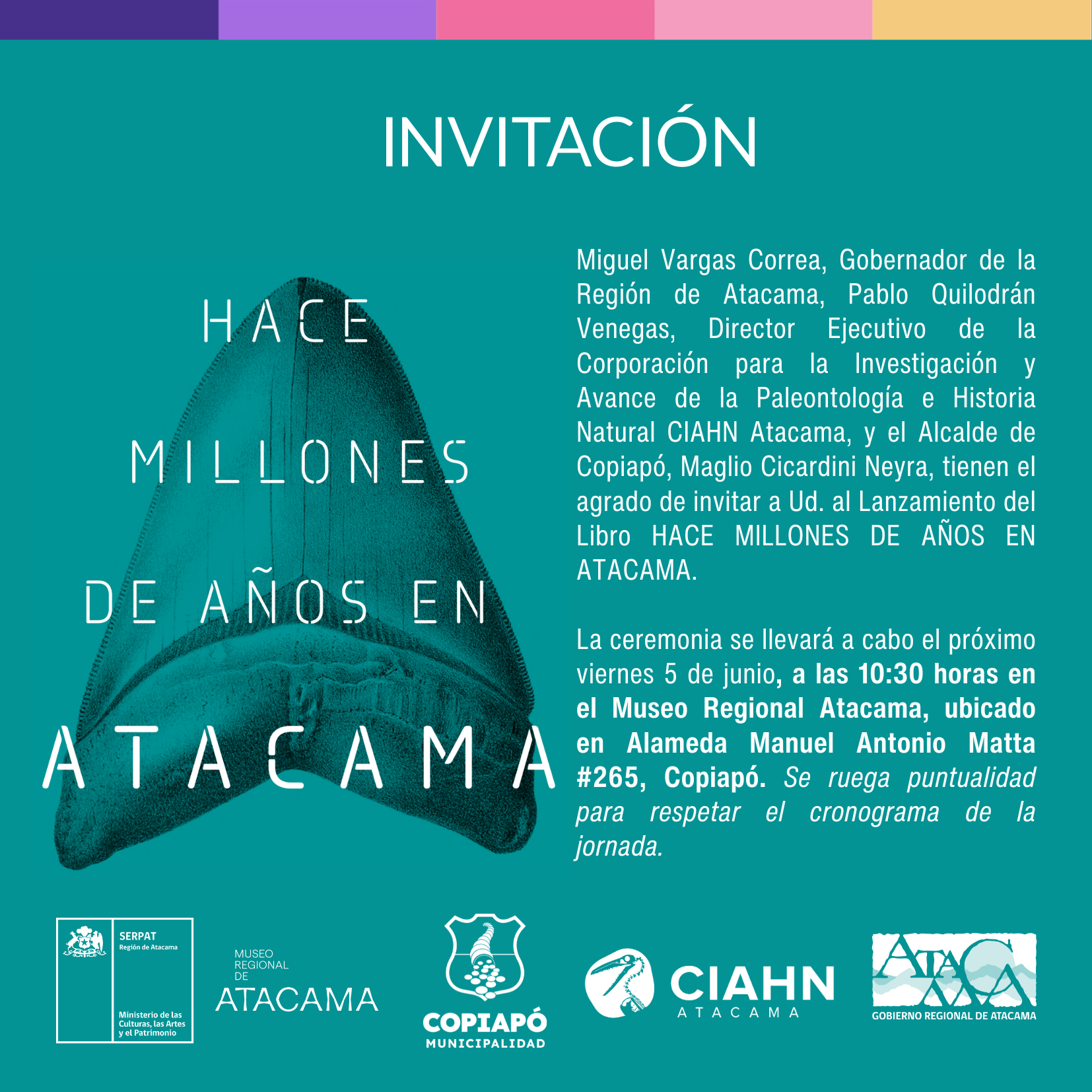 «Hace millones de años en Atacama» inició recorrido por la región y llega este viernes a Copiapó